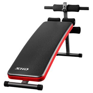 SND仰卧起坐辅助器家用健身器材瘦肚子卷腹器哑铃凳可折叠