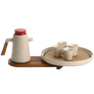 宜集堂KaKa中古风整套茶具套装家用泡茶壶茶杯茶盘喝茶茶器水具