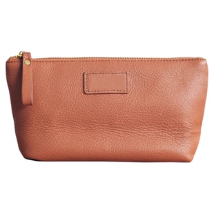 2025新款真皮质感口红化妆包洗漱包大容量女式旅行手机包手拿包