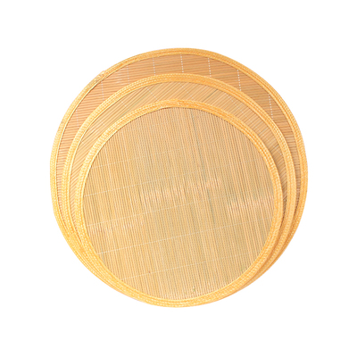 竹制饺子帘家用厨房圆形