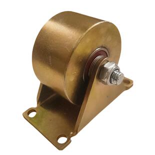 重型实心平轮滑轮移门轨道u型v型轮轴承滚轮脚轮凹槽轮推拉门滑轮