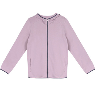 铜牛春夏臻棉长袖休闲女开衫 纯棉连帽开襟衫女VS149