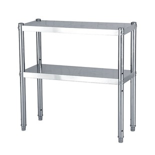 长60宽40高45cm台面不锈钢厨房置物架微波炉收纳柜锅货架2二两层