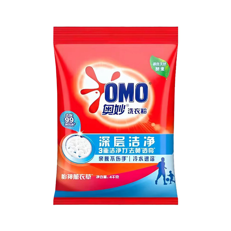 奥妙深层洁净洗衣粉4kg袋装