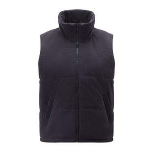 佐丹奴棉服背心外套女秋冬新款雪尼尔保暖立领棉衣马甲女13376709