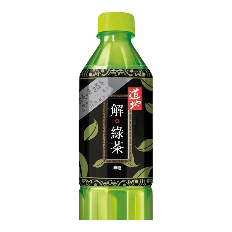 香港道地解绿茶500毫升6支茶味清香富层次无添加防腐剂人造色素版
