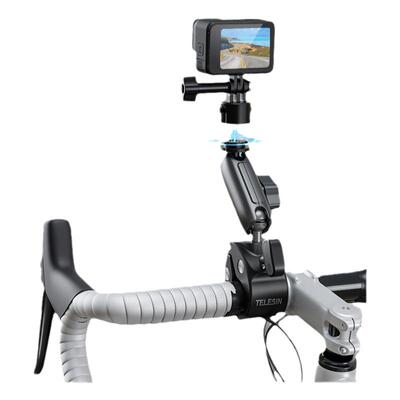 泰迅适用GoPro13/12/11大疆action5pro/3/4运动相机insta360acepro2金属快拆车管夹摩托车山地车骑行固定支架
