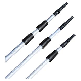 白云铝合金伸缩杆物业保洁工具1.2米8米单节双节三节玻璃刮杆子
