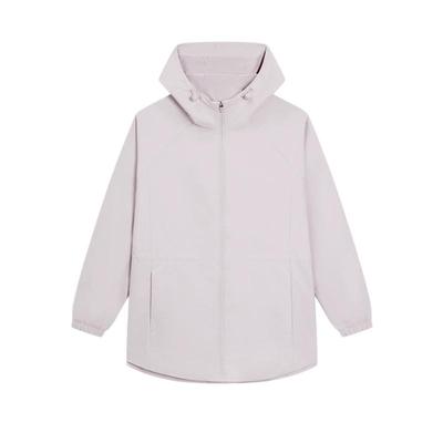 特步防泼水外套女2025年秋季新款训练女装运动上衣冲锋夹克风衣女