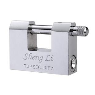 精品大门矩形防盗防撬不锈钢锁头通开横开挂锁仓库不生锈叶片锁芯