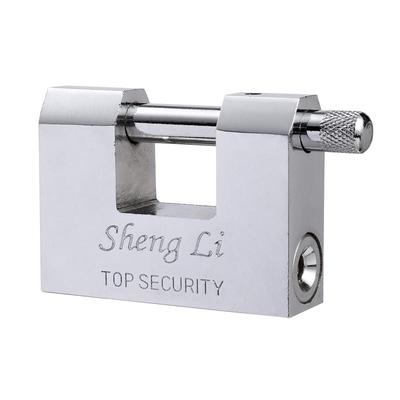 精品大门矩形防盗防撬不锈钢锁头通开横开挂锁仓库不生锈叶片锁芯