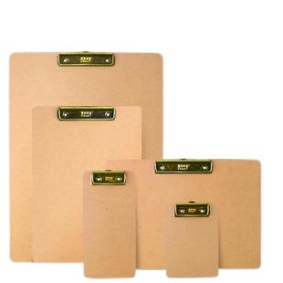 纤维木板A4板夹书写夹板文具写字板8K垫板纸板木板夹子学生试卷A3文件夹板抄写板素描画画板菜单夹小便签夹