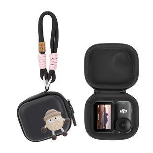 XFJI适用DJI Osmo Nano运动相机收纳包硬壳大疆nano保护套机身卡通包多彩色迷你便携包马卡龙防水防摔配件盒