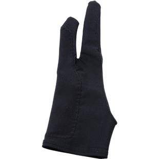 绘画绘图防污防磨防汗防脏素描油画二指美术电子数位板屏手绘手套