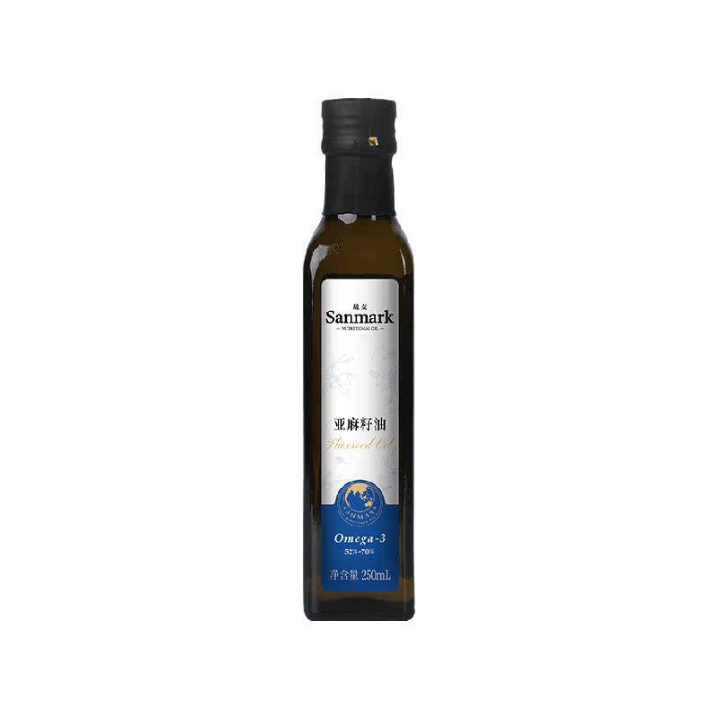 晟麦亚麻籽油低温冷榨一级儿童凉拌食用油亚麻酸营养胡麻油