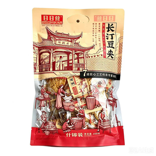 日日营豆夹笋丝长汀豆腐干香辣味传统工艺包装休闲零食五香味500g