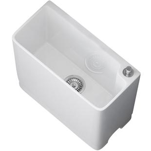 壁挂式拖把池阳台卫生间拖布池家用墩布池挂墙式拖把盆极窄地拖池