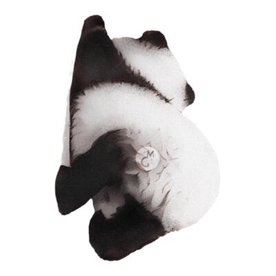 可爱小熊猫动物图案迷你纹身贴女