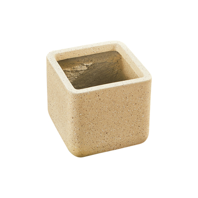 宝诗格正方形落地镁泥花盆