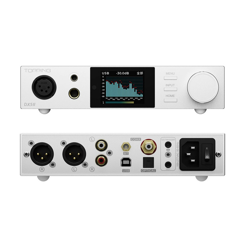 TOPPING拓品DX5II 全平衡解码耳放一体机hifi发烧音频DAC 蓝牙5.1