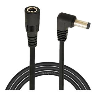 纯铜DC弯头公对母5.5*2.5mm电源延长线19V24V投影仪电源线加长3米