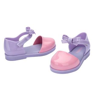 Melissa梅丽莎秋季款蝴蝶结休闲魔术贴单鞋芭蕾小童果冻鞋33705