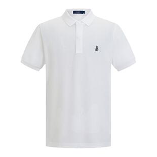 【含桑蚕丝】LONDA 伦德马夏季男士短袖T恤商务休闲多彩polo衫男