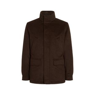 ZEGNA杰尼亚男装冬季深棕色OasiCashmere绿洲羊绒外套