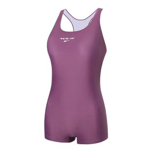 回力泳衣女高级感2025新款游泳馆专用单层镂空平角连体竞速游泳衣