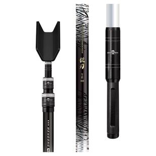 猛攻狂刃炮台支架竿钓鱼支架竿伸缩碳素超轻超硬多功能大物支架杆