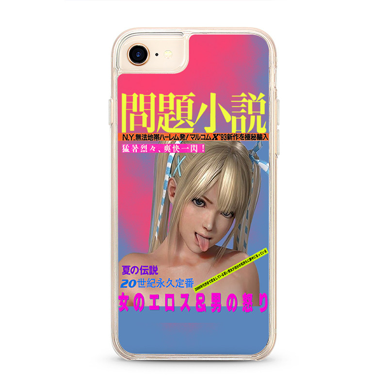 原创夜光渐变荧光粉红液体流沙手机壳适用于iPhone11/X/pro Max
