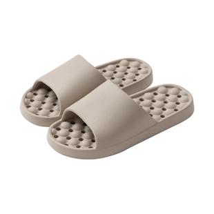 浴室拖鞋女按摩室内家居拖鞋男防臭抗菌夏季洗澡防滑镂空漏水情侣