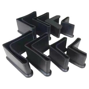 三角铁L型护套脚套橡胶塑料角铁垫保护防撞防滑货架角铁 25/30/40