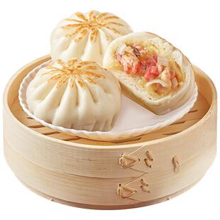 【北记】芝士生煎包 早餐半成品包子拉丝芝士包子早点速食*2袋装