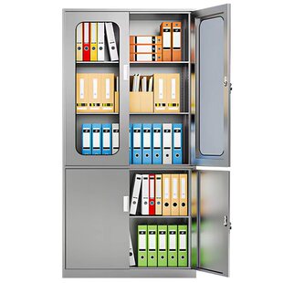 304不锈钢铁资料文件柜档案员工储物收纳办公柜带锁西医柜药定制