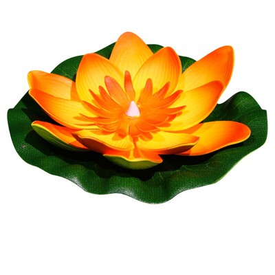 荷花灯许愿灯池塘装饰布置中秋