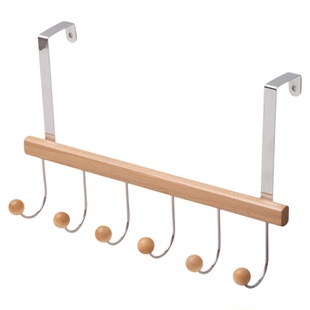 门后挂钩免打孔强力承重门上挂衣架钥匙包包置物架卫生间毛巾挂钩