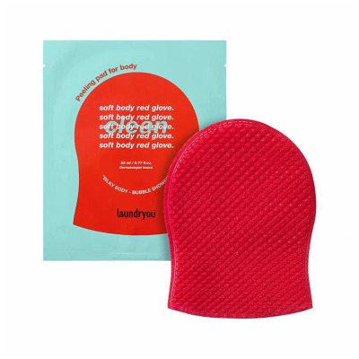 韩国laundryou搓澡手套双面温和