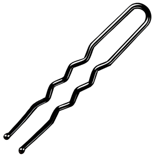 加粗黑色u型发夹女2026新款高端侧边夹碎发固定u形发卡丸子头神器