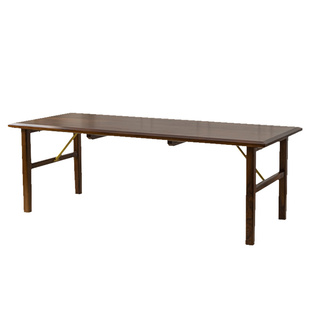 白蜡木实木客厅大长书桌子工作台办公桌简约餐桌大板桌家用学习桌