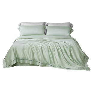 罗莱家纺奥地利100支兰精天丝四件套被套夏季凉感丝滑裸睡套件