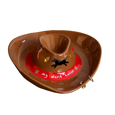 click“牛仔很忙”创意帽子托盘