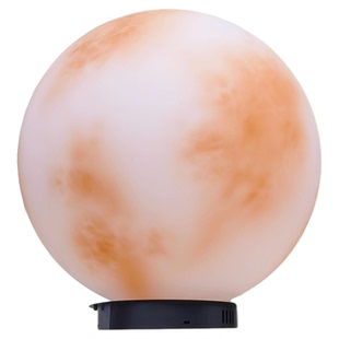 户外别墅太阳能柱头灯庭院灯大门口草坪花园圆形围墙灯月球柱子灯