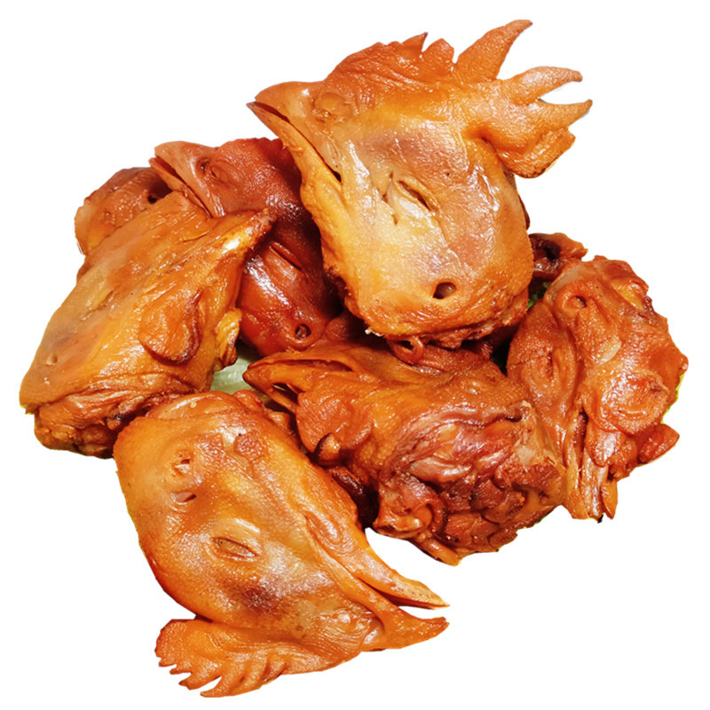 鸡头熟食东北熏酱下酒菜卤味即食熏鸡烟熏烧鸡哈尔滨熟食店熏鸡头