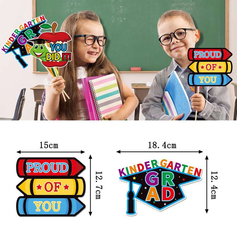 跨境幼儿园毕业季装饰搞怪场景毕业典礼道具拍照布置道具儿童