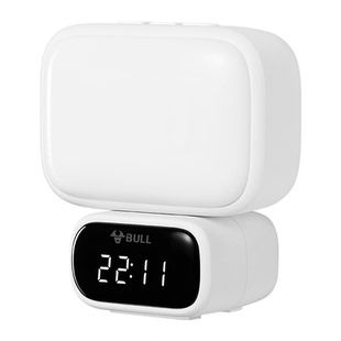 公牛带时间的遥控小夜灯床头婴儿喂奶柔光护眼灯月子卧室睡眠插电