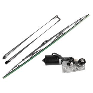 船用不锈钢雨刮器316材质12V24V游艇货船快艇海水专用电动雨刷器