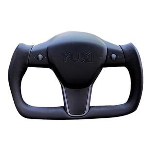 适用于tesla特斯拉ModelY/3 YOKE方向盘 竞技盘方形盘改装丫配件