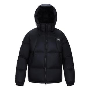 【暖烘烘】熊猫骆驼鸭绒羽绒服男2026防风保暖冬季连帽面包服外套