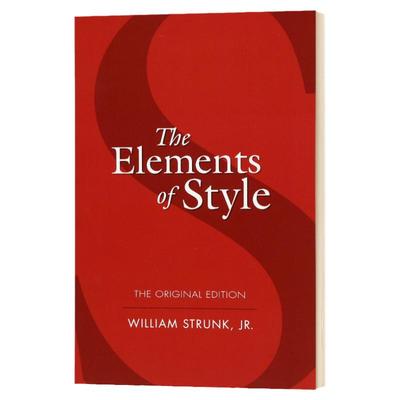 风格的要素 原始版 The Elements of Style Dover Language Guides 英文原版 经典写作指南 进口英语工具书 搭onwritingwell